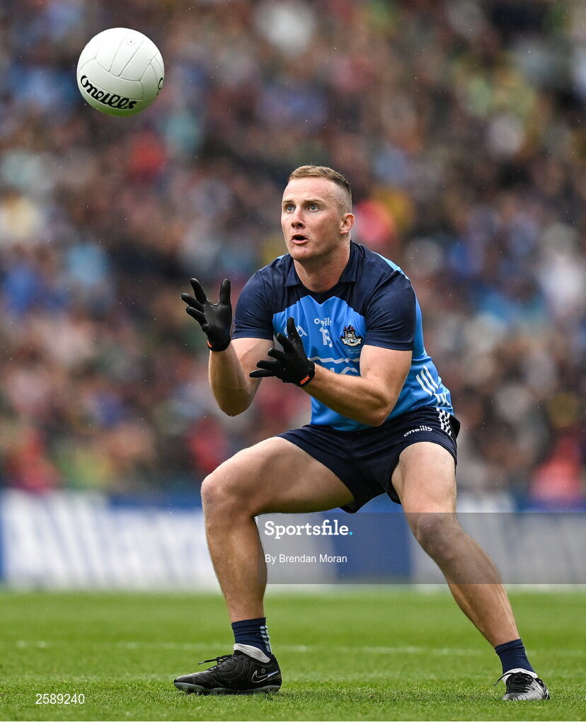 30 July 2023; Ciaran Kilkenny of Dublin during the GAA Football All-Ireland Senior Championship final match between Dublin and Kerry at Croke Park in Dublin. Photo by Brendan Moran/Sportsfile
