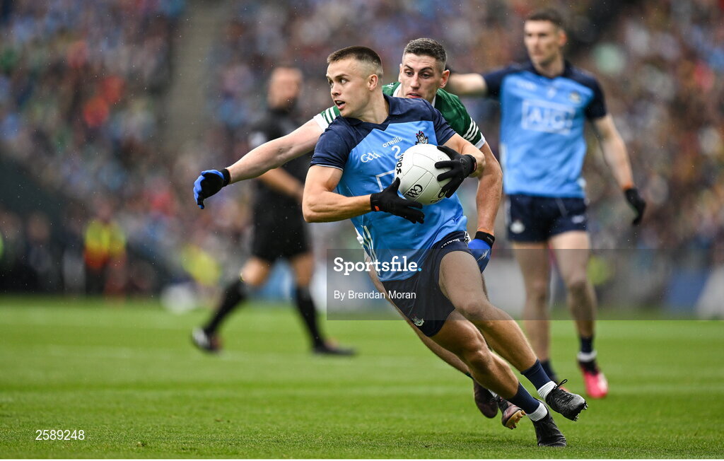 30 July 2023; Eoin Murchan of Dublin during the GAA Football All-Ireland Senior Championship final match between Dublin and Kerry at Croke Park in Dublin. Photo by Brendan Moran/Sportsfile