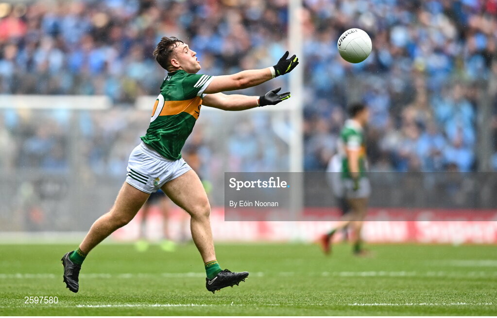 30 July 2023; Dara Moynihan of Kerry during the GAA Football All-Ireland Senior Championship final match between Dublin and Kerry at Croke Park in Dublin. Photo by Eóin Noonan/Sportsfile