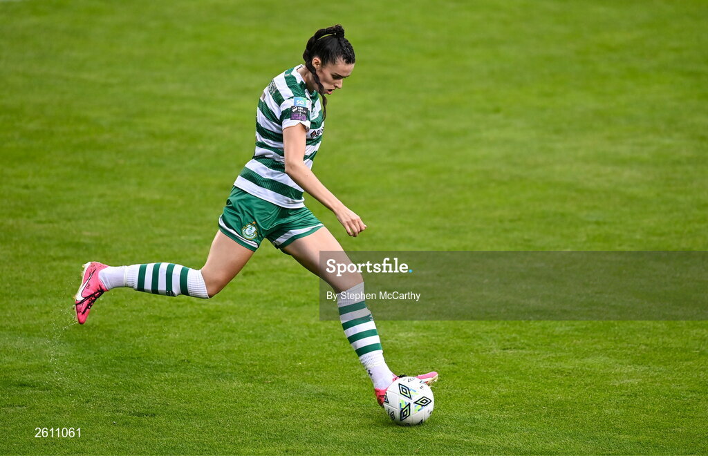 26 August 2023; Jessica Hennessy of Shamrock Rovers during the Sports Direct Women’s FAI Cup first round match between Shamrock Rovers and Killester Donnycarney at Tallaght Stadium in Dublin. Photo by Stephen McCarthy/Sportsfile
