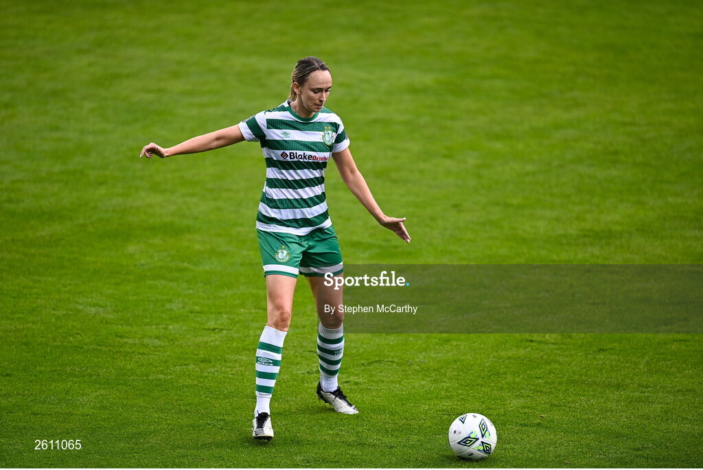 26 August 2023; Stephanie Zambra of Shamrock Rovers during the Sports Direct Women’s FAI Cup first round match between Shamrock Rovers and Killester Donnycarney at Tallaght Stadium in Dublin. Photo by Stephen McCarthy/Sportsfile