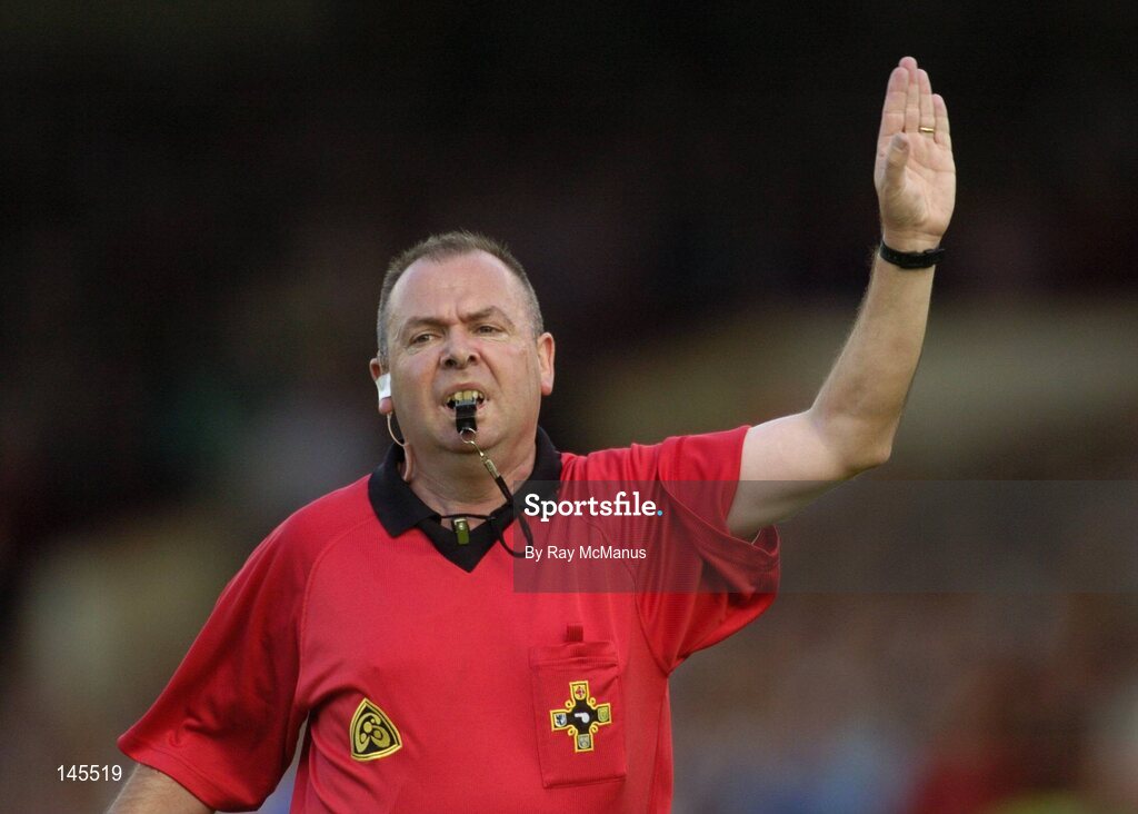 26 June 2004; Aodan MacSuibhne, Referee. Guinness Senior Hurling Championship Qualifier, Round 1, Limerick v Tipperary, Gaelic Grounds, Limerick. Picture credit; Ray McManus / SPORTSFILE