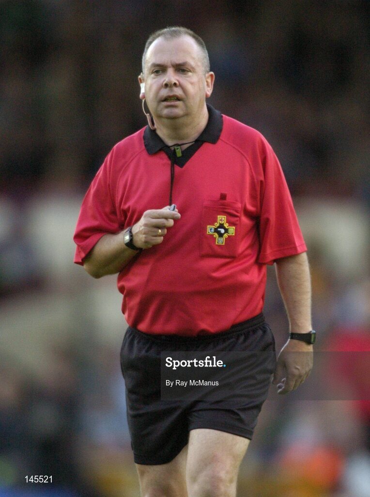 26 June 2004; Aodan MacSuibhne, Referee. Guinness Senior Hurling Championship Qualifier, Round 1, Limerick v Tipperary, Gaelic Grounds, Limerick. Picture credit; Ray McManus / SPORTSFILE