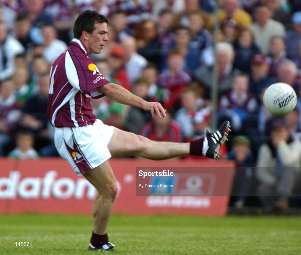 27 June 2004; Padraic Joyce, Galway. Bank of Ireland Connacht Senior Football Championship Semi-Final, Mayo v Galway, McHale Park, Castlebar, Co. Mayo. Picture credit; Damien Eagers / SPORTSFILE