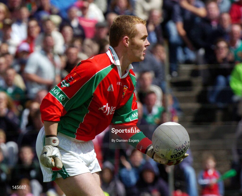 27 June 2004; Fintan Ruddy, Mayo goalkeeper. Bank of Ireland Connacht Senior Football Championship Semi-Final, Mayo v Galway, McHale Park, Castlebar, Co. Mayo. Picture credit; Damien Eagers / SPORTSFILE