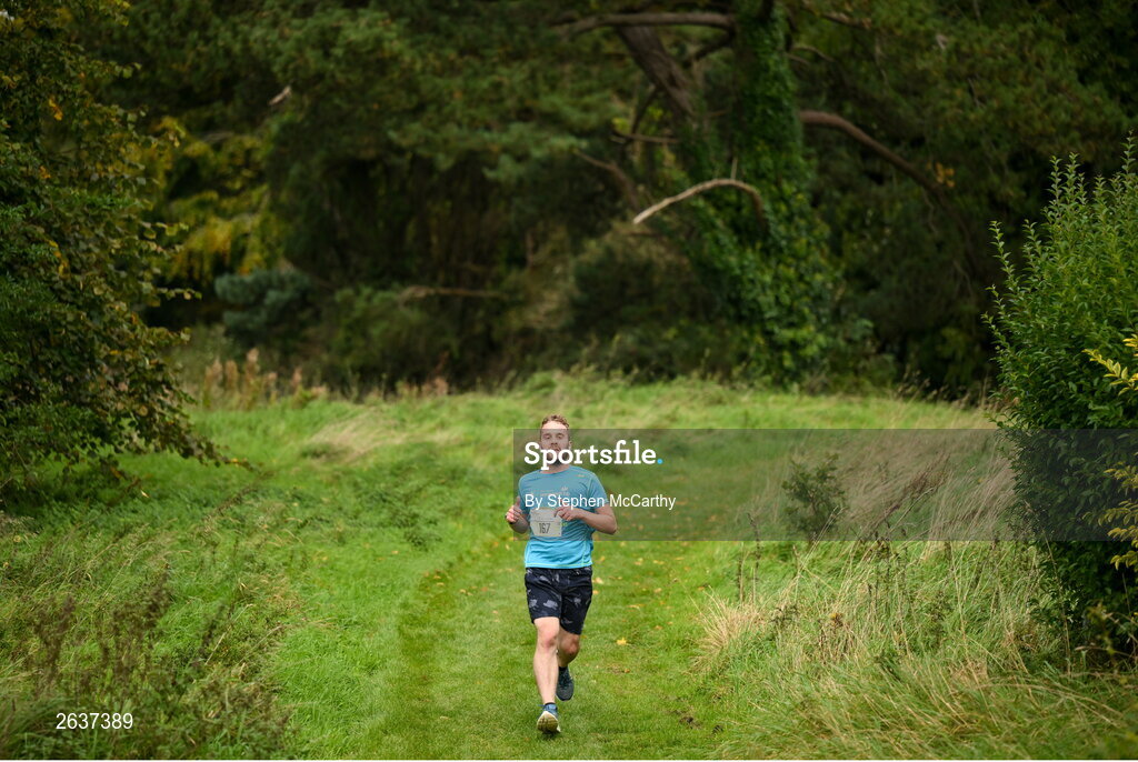 1 October 2023; Nicholas Ruiter during the Permanent TSB Sanctuary Run 2023 at the Cross Country track of the Sport Ireland Campus in Dublin. The Permanent TSB Sanctuary Run on the Sport Ireland campus attracted nearly 1,000 participants including refugees from Direct Provision centres across Ireland, Ukrainian people in Dublin, locals and Irish Olympians. The event, to celebrate diversity and interculturalism in Ireland today, was run by the Sanctuary Runners’ organisation and supported by the Olympic Federation of Ireland and Athletics Ireland. Photo by Stephen McCarthy/Sportsfile