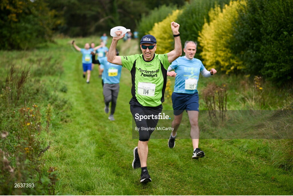 1 October 2023; Maurice McCartney during the Permanent TSB Sanctuary Run 2023 at the Cross Country track of the Sport Ireland Campus in Dublin. The Permanent TSB Sanctuary Run on the Sport Ireland campus attracted nearly 1,000 participants including refugees from Direct Provision centres across Ireland, Ukrainian people in Dublin, locals and Irish Olympians. The event, to celebrate diversity and interculturalism in Ireland today, was run by the Sanctuary Runners’ organisation and supported by the Olympic Federation of Ireland and Athletics Ireland. Photo by Stephen McCarthy/Sportsfile