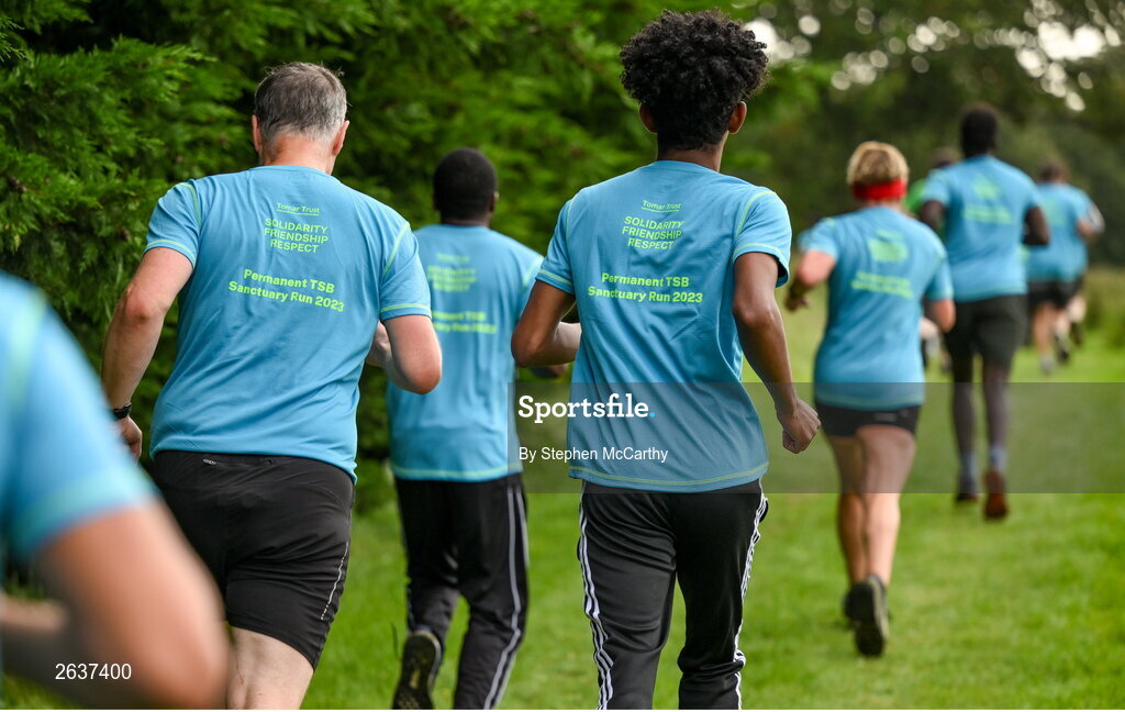 1 October 2023; A general view during the Permanent TSB Sanctuary Run 2023 at the Cross Country track of the Sport Ireland Campus in Dublin. The Permanent TSB Sanctuary Run on the Sport Ireland campus attracted nearly 1,000 participants including refugees from Direct Provision centres across Ireland, Ukrainian people in Dublin, locals and Irish Olympians. The event, to celebrate diversity and interculturalism in Ireland today, was run by the Sanctuary Runners’ organisation and supported by the Olympic Federation of Ireland and Athletics Ireland. Photo by Stephen McCarthy/Sportsfile