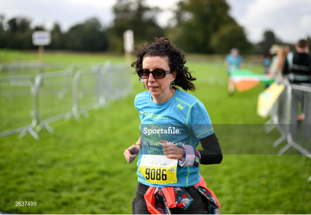 1 October 2023; Laura Bowen during the Permanent TSB Sanctuary Run 2023 at the Cross Country track of the Sport Ireland Campus in Dublin. The Permanent TSB Sanctuary Run on the Sport Ireland campus attracted nearly 1,000 participants including refugees from Direct Provision centres across Ireland, Ukrainian people in Dublin, locals and Irish Olympians. The event, to celebrate diversity and interculturalism in Ireland today, was run by the Sanctuary Runners’ organisation and supported by the Olympic Federation of Ireland and Athletics Ireland. Photo by Stephen McCarthy/Sportsfile