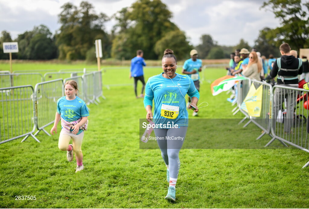 1 October 2023; Zikona Masala, originally from South Africa, during the Permanent TSB Sanctuary Run 2023 at the Cross Country track of the Sport Ireland Campus in Dublin. The Permanent TSB Sanctuary Run on the Sport Ireland campus attracted nearly 1,000 participants including refugees from Direct Provision centres across Ireland, Ukrainian people in Dublin, locals and Irish Olympians. The event, to celebrate diversity and interculturalism in Ireland today, was run by the Sanctuary Runners’ organisation and supported by the Olympic Federation of Ireland and Athletics Ireland. Photo by Stephen McCarthy/Sportsfile