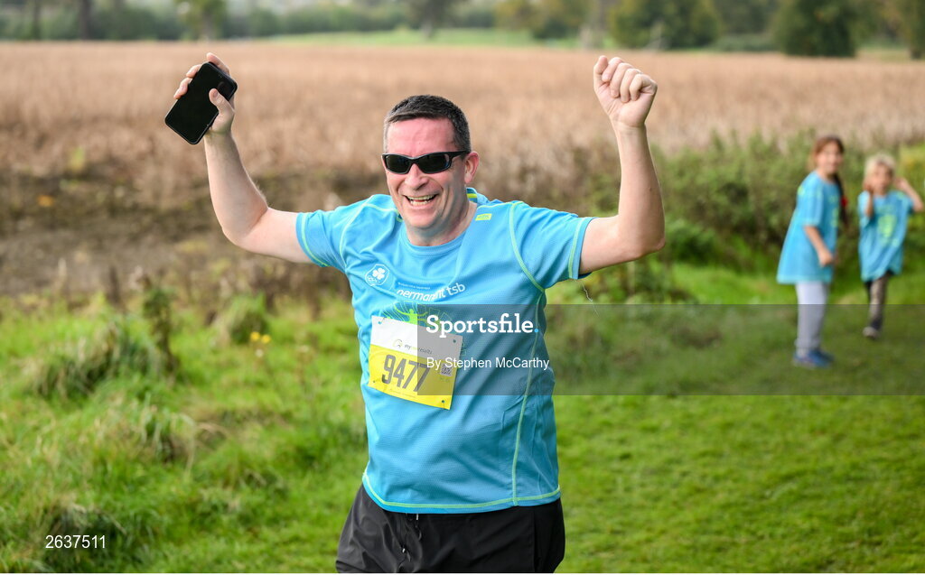 1 October 2023; Michael Ryan during the Permanent TSB Sanctuary Run 2023 at the Cross Country track of the Sport Ireland Campus in Dublin. The Permanent TSB Sanctuary Run on the Sport Ireland campus attracted nearly 1,000 participants including refugees from Direct Provision centres across Ireland, Ukrainian people in Dublin, locals and Irish Olympians. The event, to celebrate diversity and interculturalism in Ireland today, was run by the Sanctuary Runners’ organisation and supported by the Olympic Federation of Ireland and Athletics Ireland. Photo by Stephen McCarthy/Sportsfile
