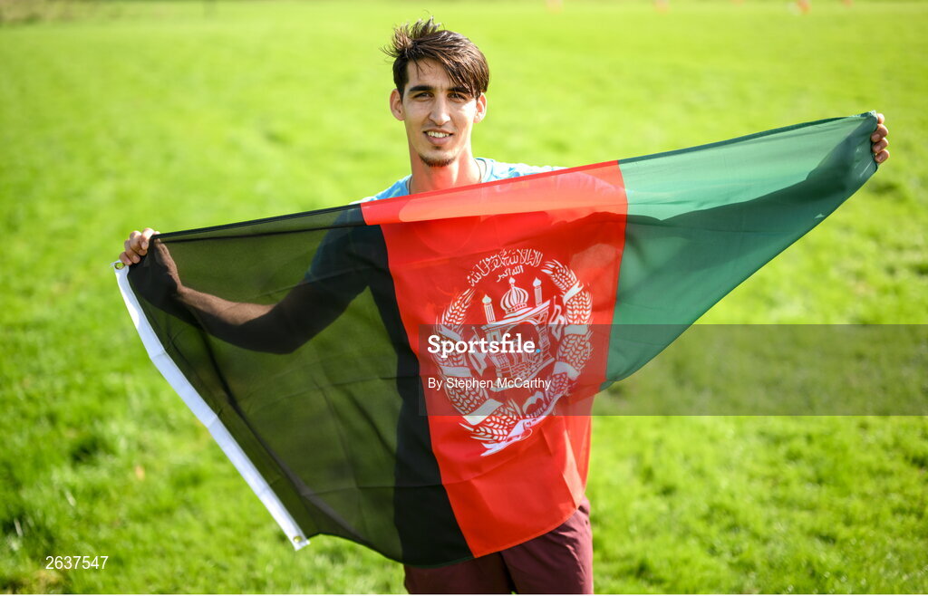 1 October 2023; Ismailkhan Ahmadzai, originally from Afghanistan, during the Permanent TSB Sanctuary Run 2023 at the Cross Country track of the Sport Ireland Campus in Dublin. The Permanent TSB Sanctuary Run on the Sport Ireland campus attracted nearly 1,000 participants including refugees from Direct Provision centres across Ireland, Ukrainian people in Dublin, locals and Irish Olympians. The event, to celebrate diversity and interculturalism in Ireland today, was run by the Sanctuary Runners’ organisation and supported by the Olympic Federation of Ireland and Athletics Ireland. Photo by Stephen McCarthy/Sportsfile