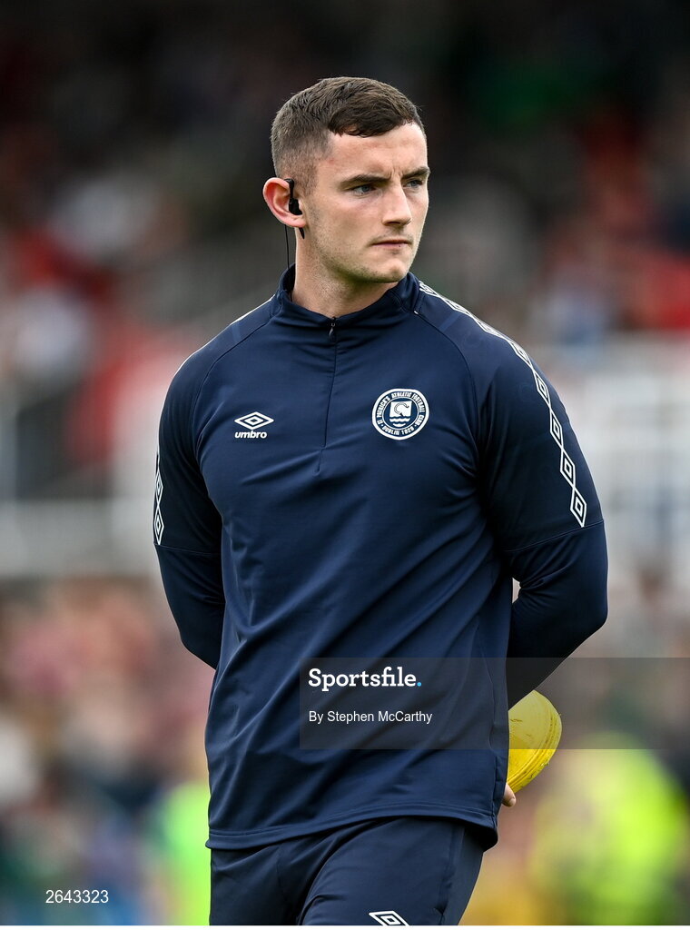8 October 2023; St Patrick's Athletic head of performance Paul McGrath before the Sports Direct Men’s FAI Cup semi-final match between Cork City and St Patrick's Athletic at Turner’s Cross in Cork. Photo by Stephen McCarthy/Sportsfile