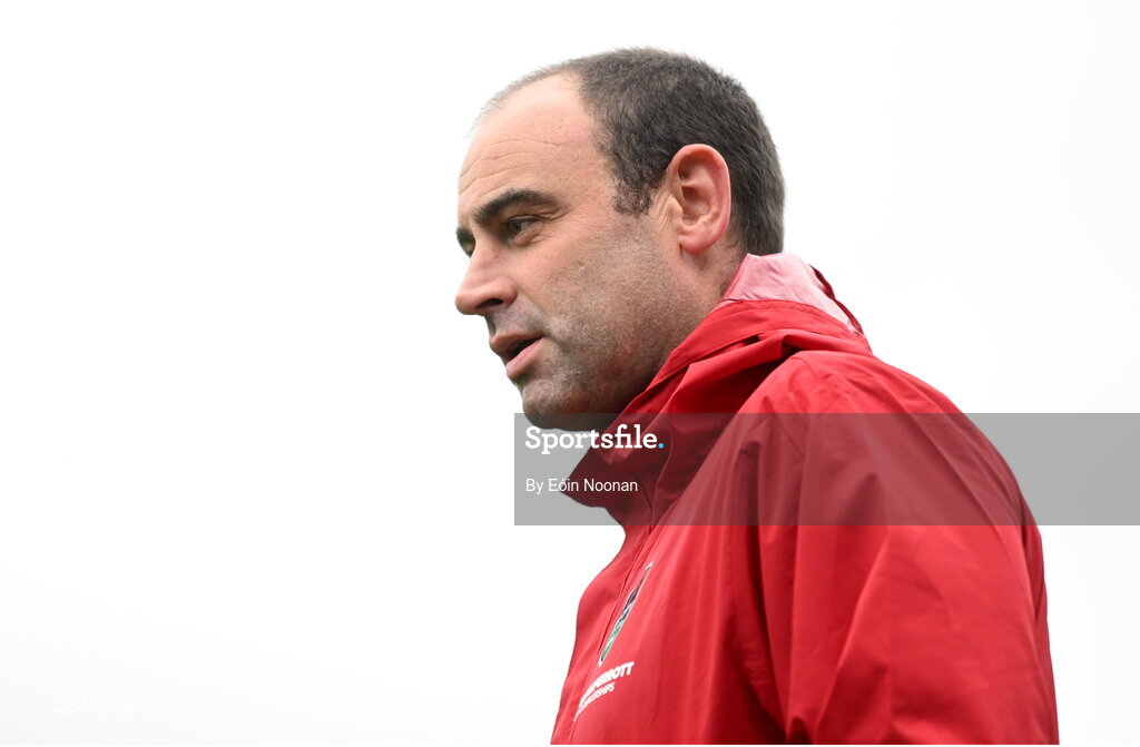 8 October 2023; Cork City coach Dan Murray during the Sports Direct Men’s FAI Cup semi-final match between Cork City and St Patrick's Athletic at Turner’s Cross in Cork. Photo by Eóin Noonan/Sportsfile