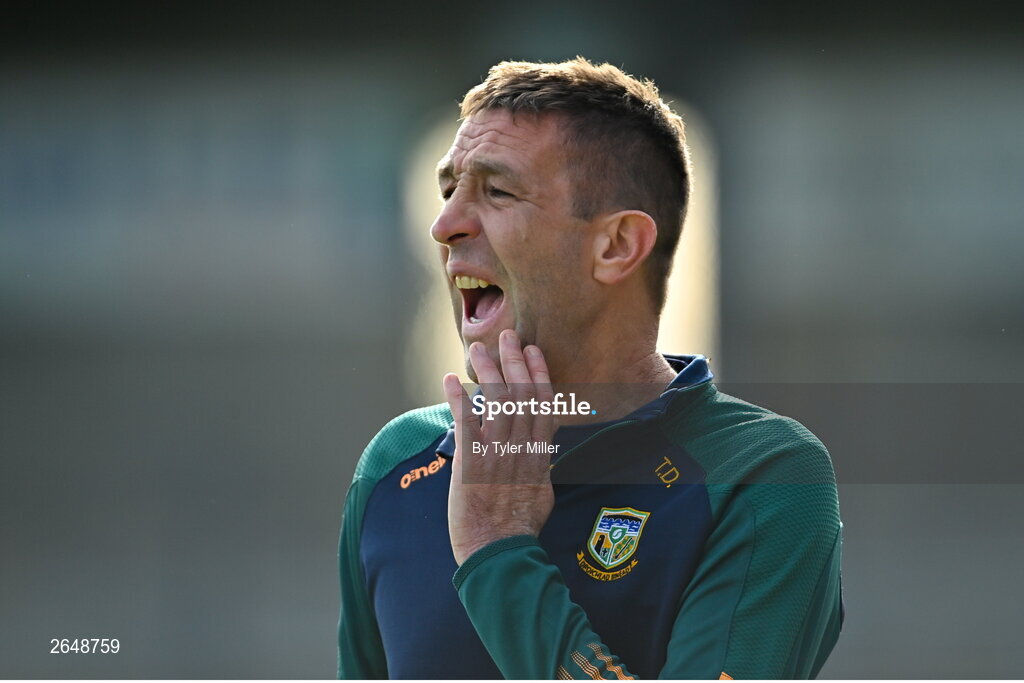 15 October 2023; Bennettsbridge manager Tim Dooley during the Kilkenny County Senior Club Hurling Championship semi-final match between O'Loughlin Gaels and Bennettsbridge at UPMC Nowlan Park in Kilkenny. Photo by Tyler Miller/Sportsfile