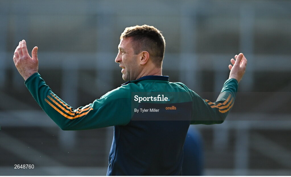 15 October 2023; Bennettsbridge manager Tim Dooley during the Kilkenny County Senior Club Hurling Championship semi-final match between O'Loughlin Gaels and Bennettsbridge at UPMC Nowlan Park in Kilkenny. Photo by Tyler Miller/Sportsfile