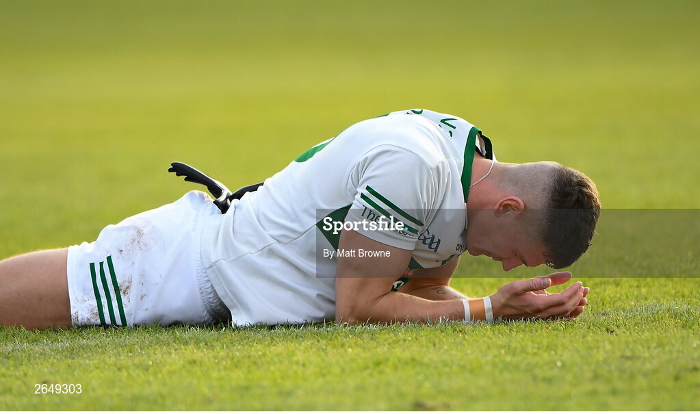 15 October 2023; Kevin Swayne of Portlaoise after the Laois County Senior Club Football Championship final match between St Joseph's and Portlaoise at Laois Hire O'Moore Park in Portlaoise, Laois. Photo by Matt Browne/Sportsfile