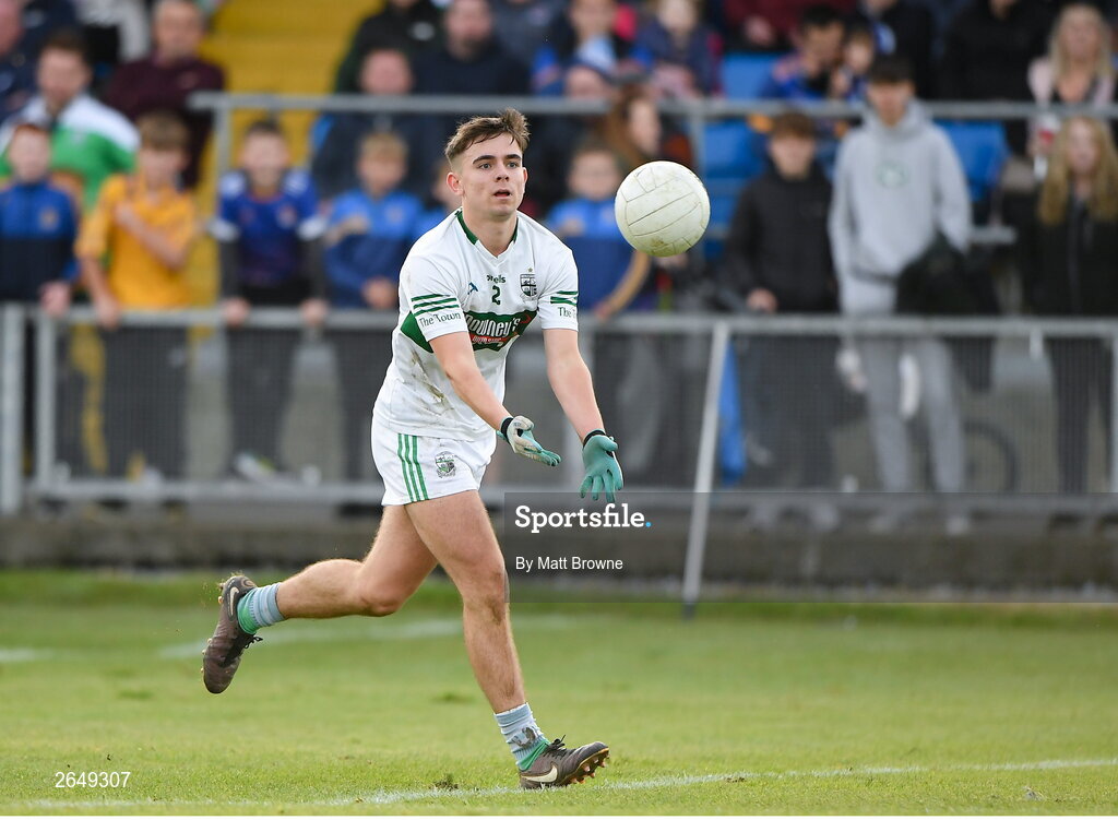 15 October 2023; Ben Dempsey of Portlaoise during the Laois County Senior Club Football Championship final match between St Joseph's and Portlaoise at Laois Hire O'Moore Park in Portlaoise, Laois. Photo by Matt Browne/Sportsfile