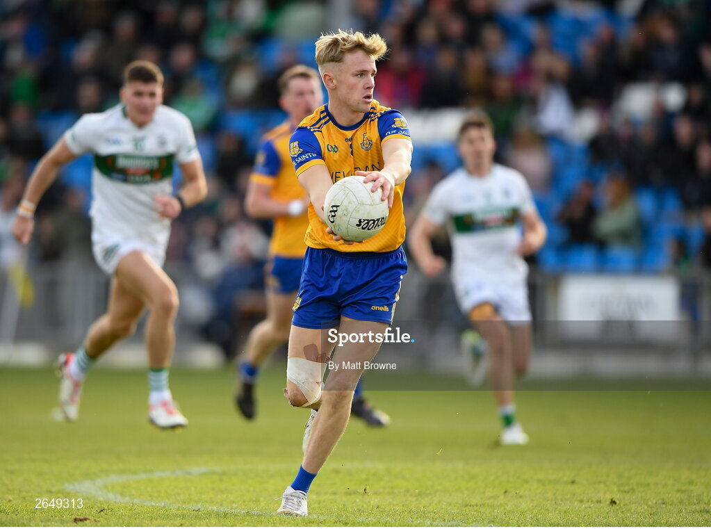 15 October 2023; Josh O'Brien of St Joseph's during the Laois County Senior Club Football Championship final match between St Joseph's and Portlaoise at Laois Hire O'Moore Park in Portlaoise, Laois. Photo by Matt Browne/Sportsfile
