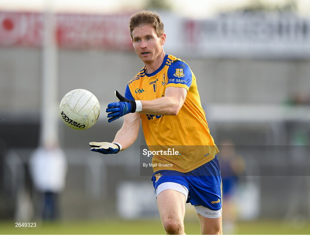 15 October 2023; Eoghan O'Flaherty of St Joseph's during the Laois County Senior Club Football Championship final match between St Joseph's and Portlaoise at Laois Hire O'Moore Park in Portlaoise, Laois. Photo by Matt Browne/Sportsfile