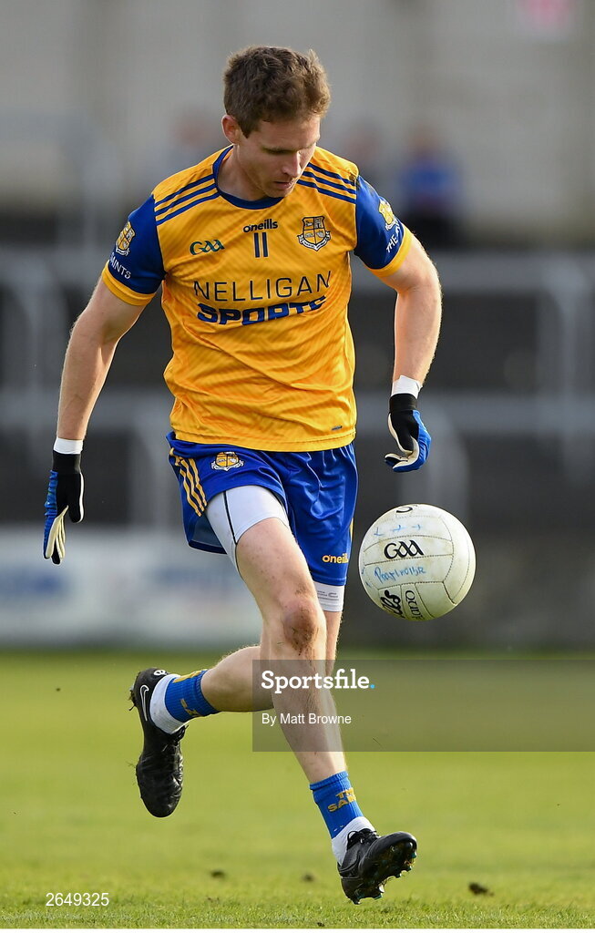 15 October 2023; Eoghan O'Flaherty of St Joseph's during the Laois County Senior Club Football Championship final match between St Joseph's and Portlaoise at Laois Hire O'Moore Park in Portlaoise, Laois. Photo by Matt Browne/Sportsfile