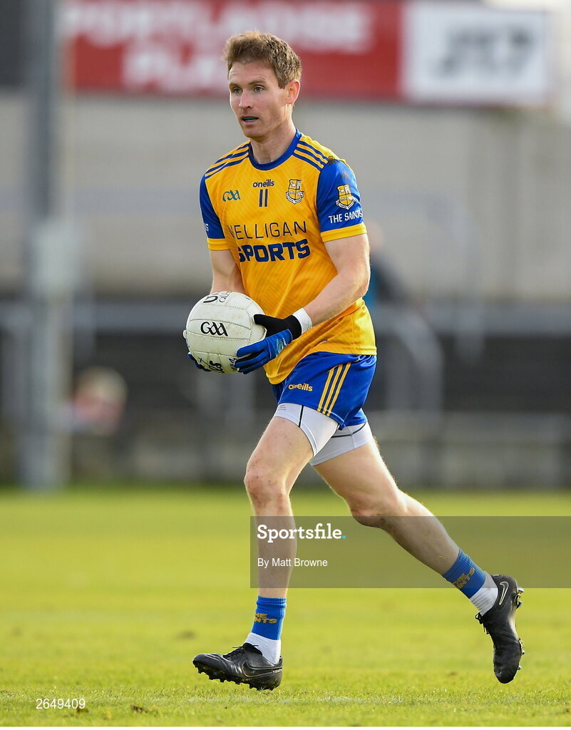 15 October 2023; Eoghan O'Flaherty of St Joseph's during the Laois County Senior Club Football Championship final match between St Joseph's and Portlaoise at Laois Hire O'Moore Park in Portlaoise, Laois. Photo by Matt Browne/Sportsfile