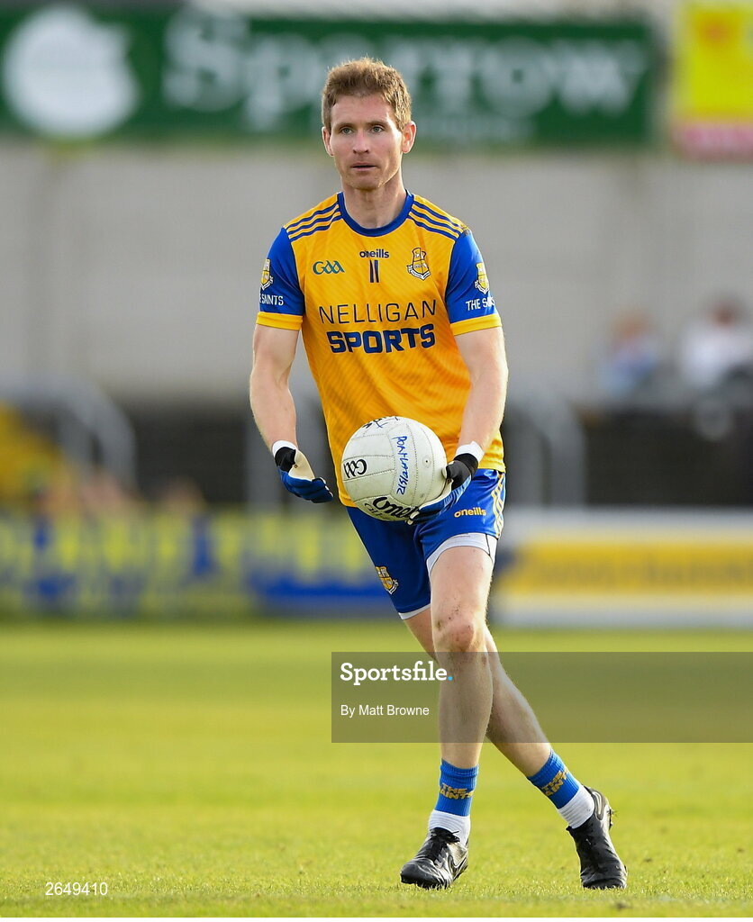 15 October 2023; Eoghan O'Flaherty of St Joseph's during the Laois County Senior Club Football Championship final match between St Joseph's and Portlaoise at Laois Hire O'Moore Park in Portlaoise, Laois. Photo by Matt Browne/Sportsfile