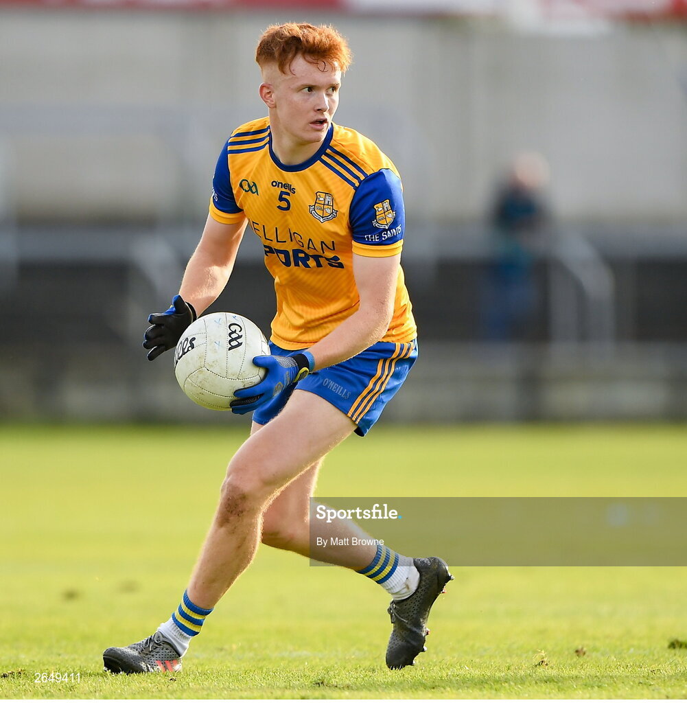 15 October 2023; James Kelly of St Joseph's during the Laois County Senior Club Football Championship final match between St Joseph's and Portlaoise at Laois Hire O'Moore Park in Portlaoise, Laois. Photo by Matt Browne/Sportsfile
