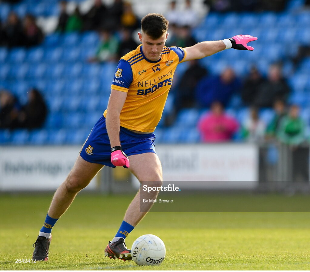 15 October 2023; Brian Daly of St Joseph's during the Laois County Senior Club Football Championship final match between St Joseph's and Portlaoise at Laois Hire O'Moore Park in Portlaoise, Laois. Photo by Matt Browne/Sportsfile