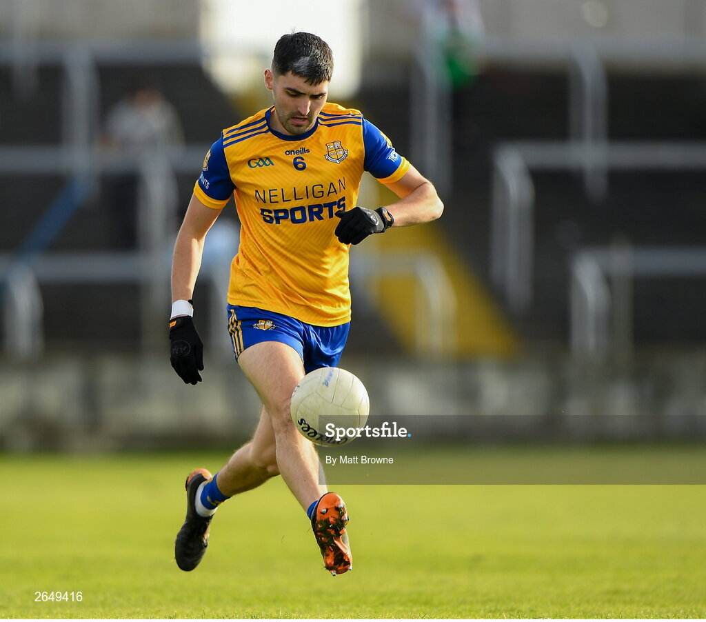 15 October 2023; Danny Hickey of St Joseph's during the Laois County Senior Club Football Championship final match between St Joseph's and Portlaoise at Laois Hire O'Moore Park in Portlaoise, Laois. Photo by Matt Browne/Sportsfile