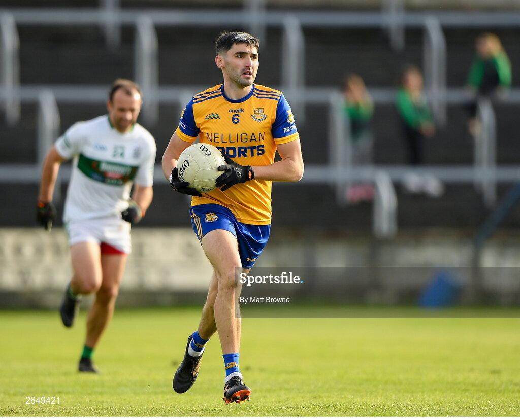 15 October 2023; Danny Hickey of St Joseph's during the Laois County Senior Club Football Championship final match between St Joseph's and Portlaoise at Laois Hire O'Moore Park in Portlaoise, Laois. Photo by Matt Browne/Sportsfile