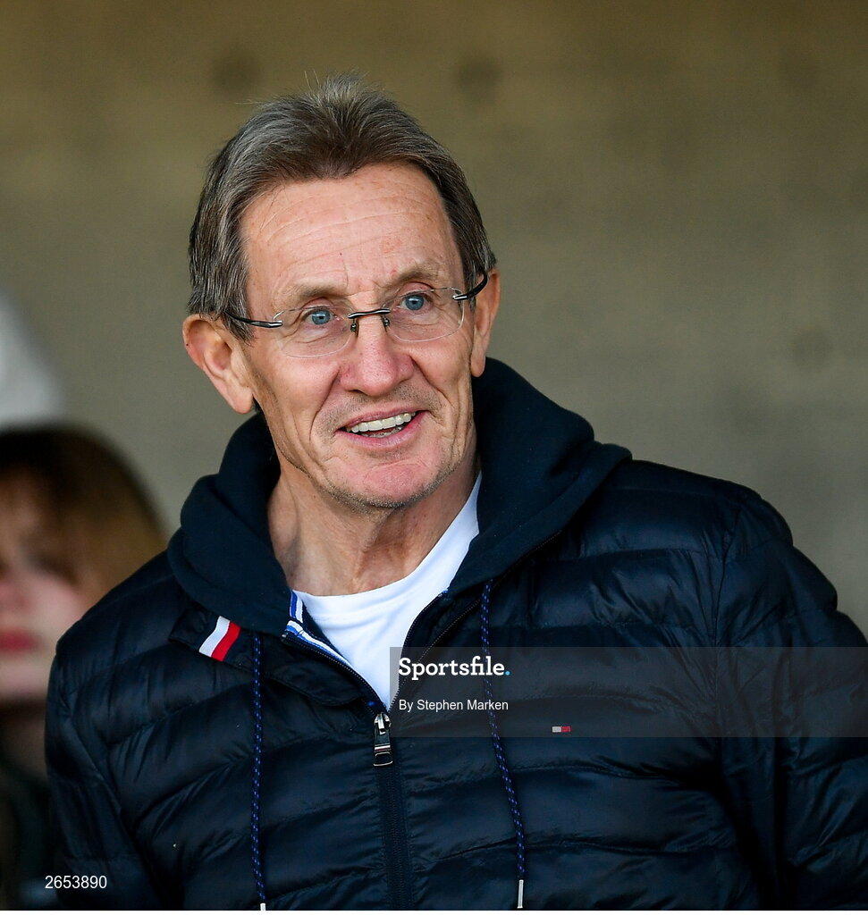 22 October 2023; Louth senior football selector Niall Moyna in attendance at the Louth County Senior Club Football Championship final between Ardee St Mary's and Naomh Mairtin at Pairc Naomh Bríd in Dowdallshill, Louth. Photo by Stephen Marken/Sportsfile