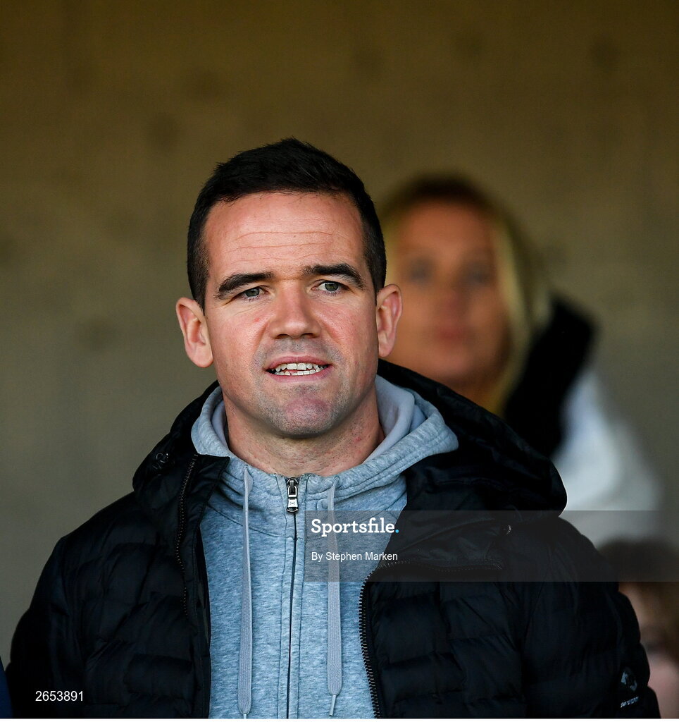 22 October 2023; Louth senior football manager Ger Brennan in attendance at the Louth County Senior Club Football Championship final between Ardee St Mary's and Naomh Mairtin at Pairc Naomh Bríd in Dowdallshill, Louth. Photo by Stephen Marken/Sportsfile