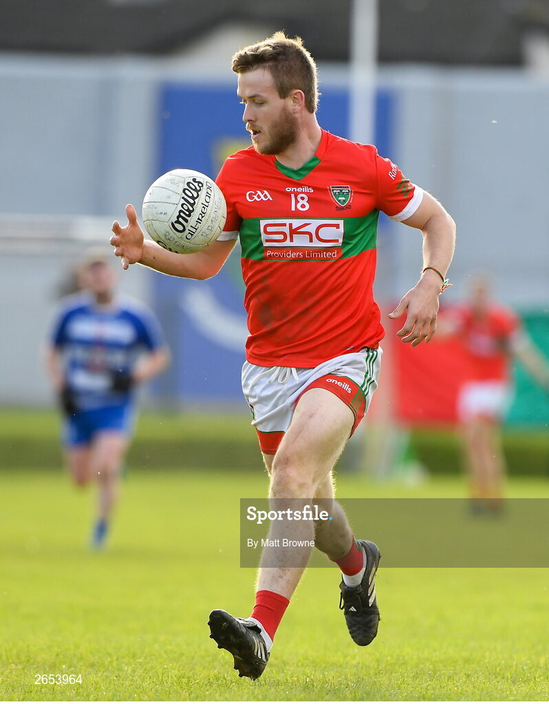 22 October 2023; Conor Lenahan of Rathnew during the Wicklow County Senior Club Football Championship final between Blessington and Rathnew at Echelon Park in Aughrim, Wicklow. Photo by Matt Browne/Sportsfile