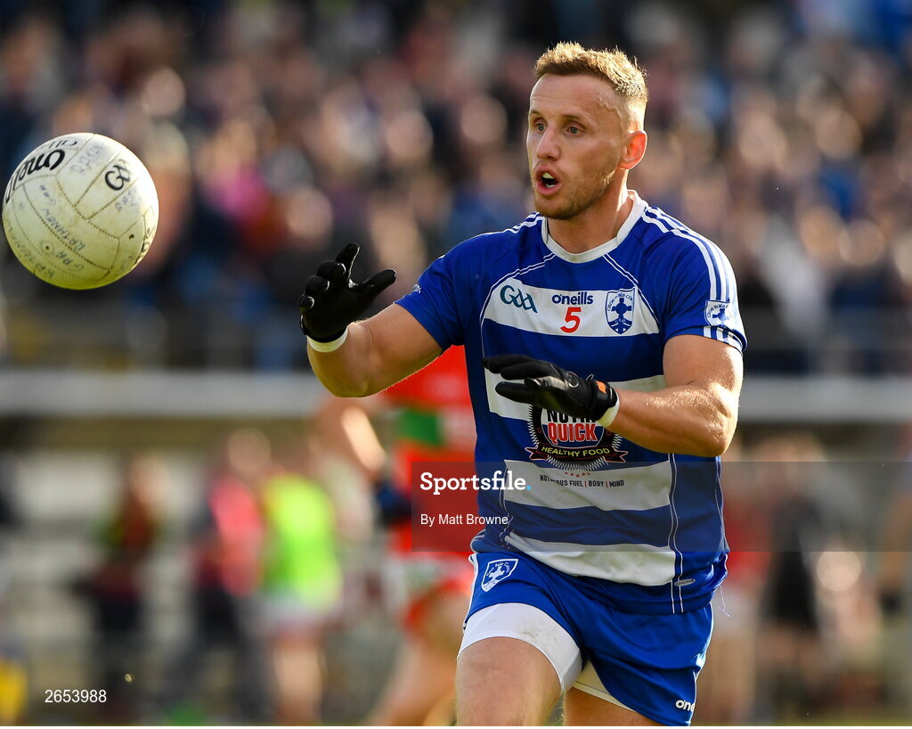 22 October 2023; Kevin Hanlon of Blessington during the Wicklow County Senior Club Football Championship final between Blessington and Rathnew at Echelon Park in Aughrim, Wicklow. Photo by Matt Browne/Sportsfile