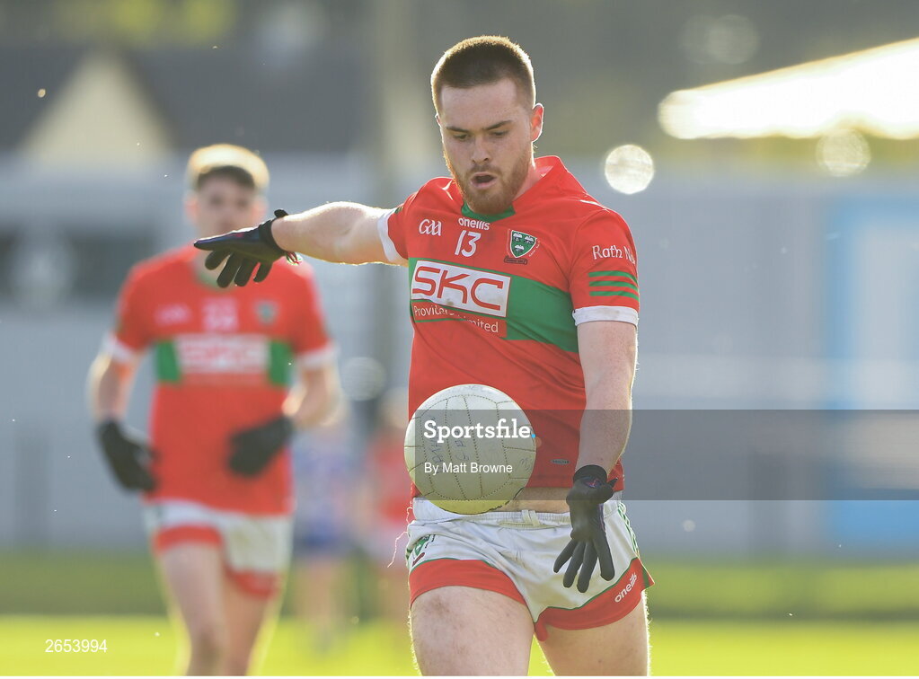 22 October 2023; Eoin Doyle of Rathnew during the Wicklow County Senior Club Football Championship final between Blessington and Rathnew at Echelon Park in Aughrim, Wicklow. Photo by Matt Browne/Sportsfile