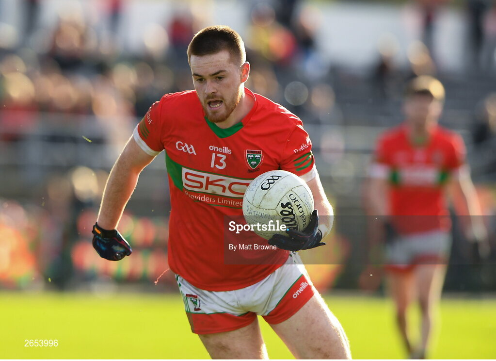 22 October 2023; Eoin Doyle of Rathnew during the Wicklow County Senior Club Football Championship final between Blessington and Rathnew at Echelon Park in Aughrim, Wicklow. Photo by Matt Browne/Sportsfile