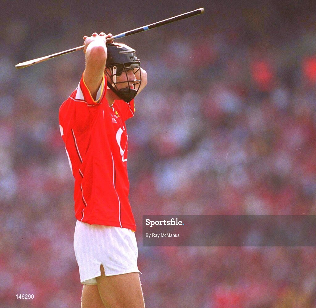 14 September 2003; Setanta O'hAilpin, Cork. Guinness All-Ireland Senior Hurling Championship Final, Kilkenny v Cork, Croke Park, Dublin. Picture credit; Ray McManus / SPORTSFILE