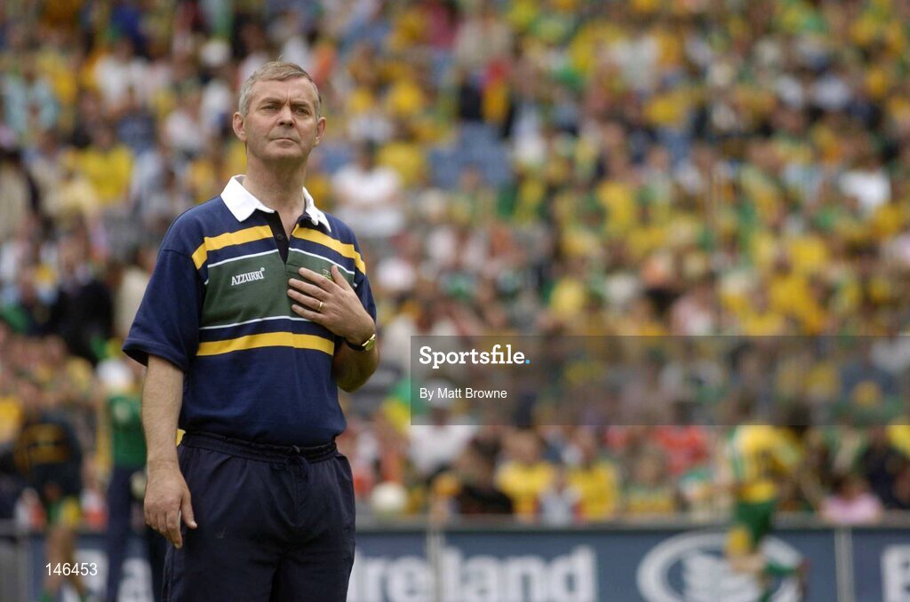11 July 2004; Brian McEniff, Donegal manager. Bank of Ireland Ulster Senior Football Championship Final, Armagh v Donegal, Croke Park, Dublin. Picture credit; Matt Browne / SPORTSFILE