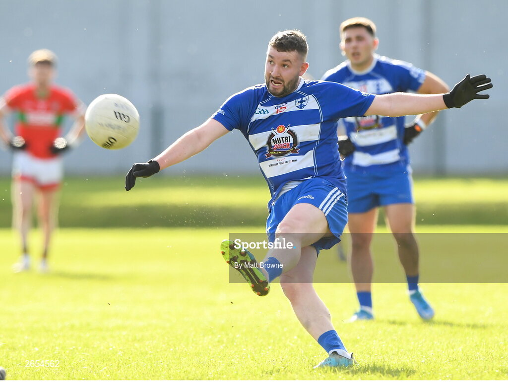 22 October 2023; Mikey O'Connor of Blessington during the Wicklow County Senior Club Football Championship final between Blessington and Rathnew at Echelon Park in Aughrim, Wicklow. Photo by Matt Browne/Sportsfile