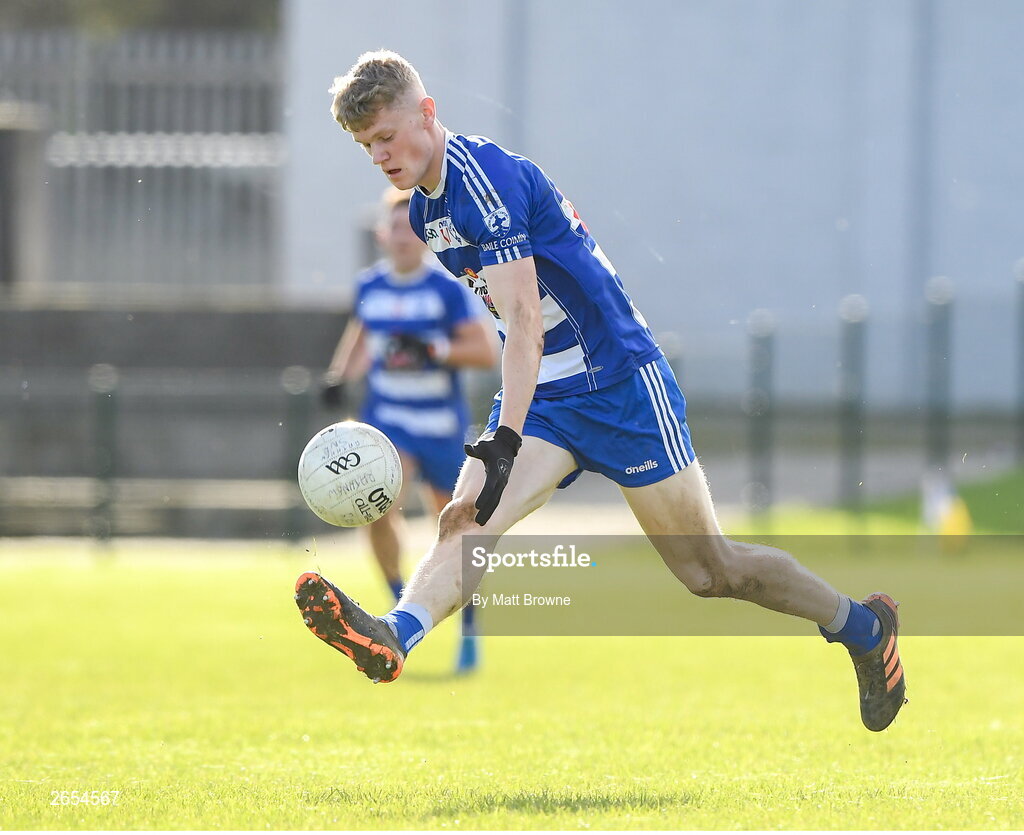 22 October 2023; Kevin Quinn of Blessington during the Wicklow County Senior Club Football Championship final between Blessington and Rathnew at Echelon Park in Aughrim, Wicklow. Photo by Matt Browne/Sportsfile
