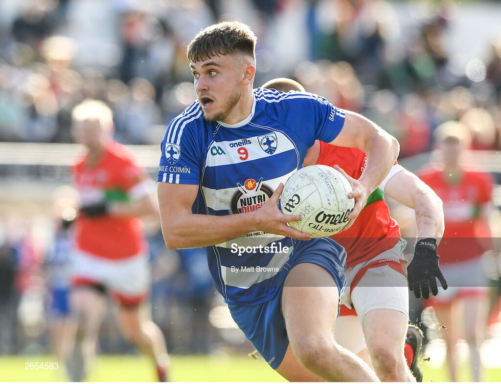 22 October 2023; Dan Cooney of Blessington during the Wicklow County Senior Club Football Championship final between Blessington and Rathnew at Echelon Park in Aughrim, Wicklow. Photo by Matt Browne/Sportsfile