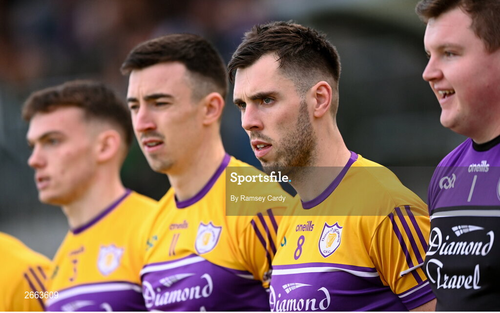 5 November 2023; Ryan Jones of Derrygonnelly Harps before the AIB Ulster GAA Football Senior Club Championship round 1 match between Derrygonnelly Harps of Fermanagh and Kilcoo of Down at Brewster Park in Enniskillen, Fermanagh. Photo by Ramsey Cardy/Sportsfile