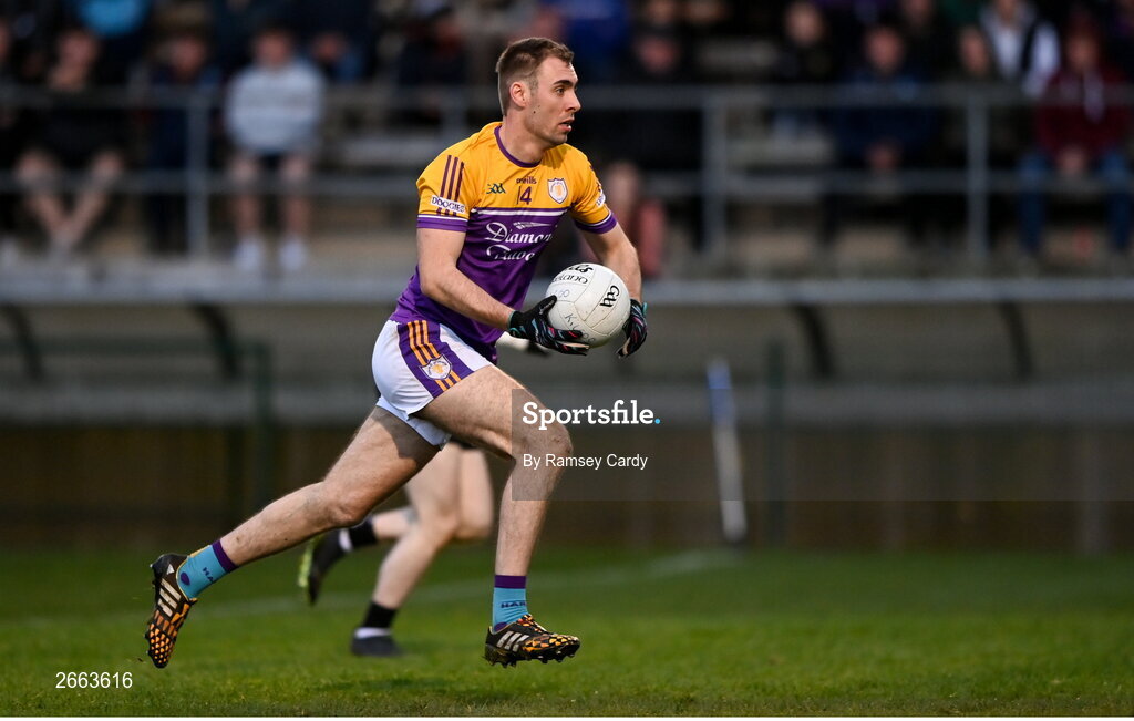 5 November 2023; Conall Jones of Derrygonnelly Harps during the AIB Ulster GAA Football Senior Club Championship round 1 match between Derrygonnelly Harps of Fermanagh and Kilcoo of Down at Brewster Park in Enniskillen, Fermanagh. Photo by Ramsey Cardy/Sportsfile