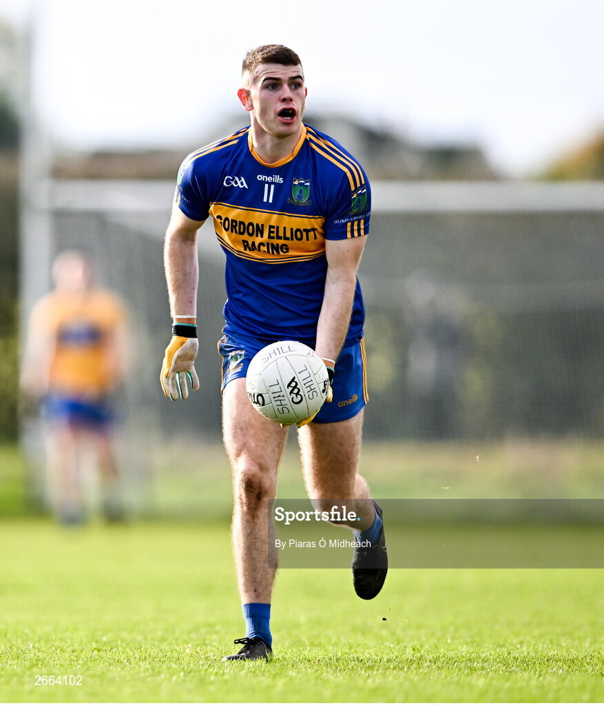 5 November 2023; Eoghan Frayne of Summerhill during the AIB Leinster GAA Football Senior Club Championship quarter-final match between Naas and Summerhill at Manguard Park in Kildare. Photo by Piaras Ó Mídheach/Sportsfile