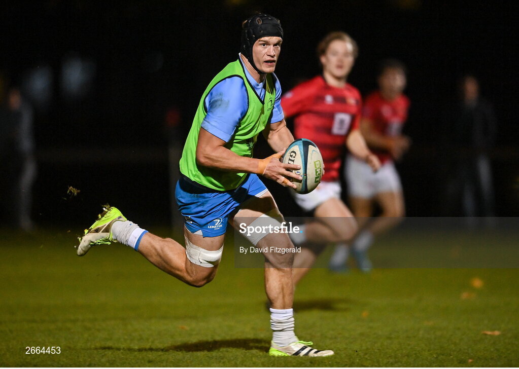 7 November 2023; Josh van der Flier during a Leinster rugby open training session at Dublin University Football Club in Trinity College, Dublin. Photo by David Fitzgerald/Sportsfile