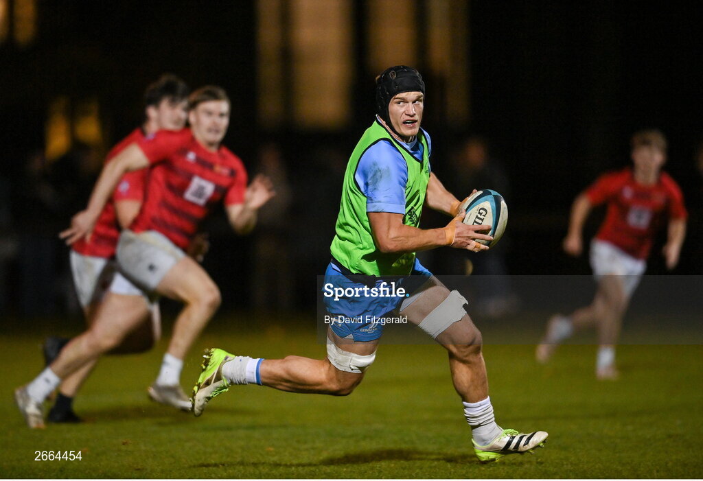 7 November 2023; Josh van der Flier during a Leinster rugby open training session at Dublin University Football Club in Trinity College, Dublin. Photo by David Fitzgerald/Sportsfile