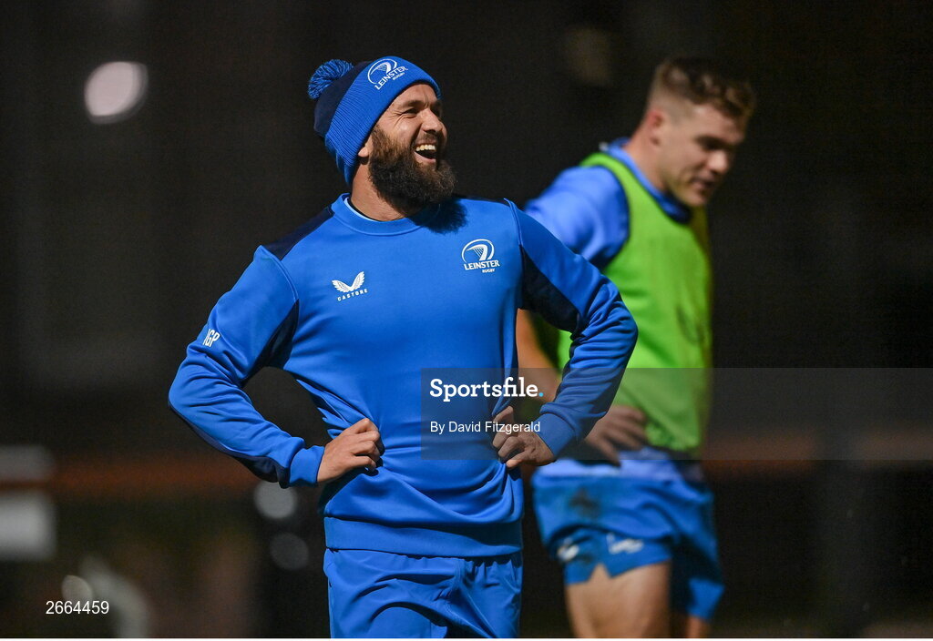 7 November 2023; Jamison Gibson-Park during a Leinster rugby open training session at Dublin University Football Club in Trinity College, Dublin. Photo by David Fitzgerald/Sportsfile