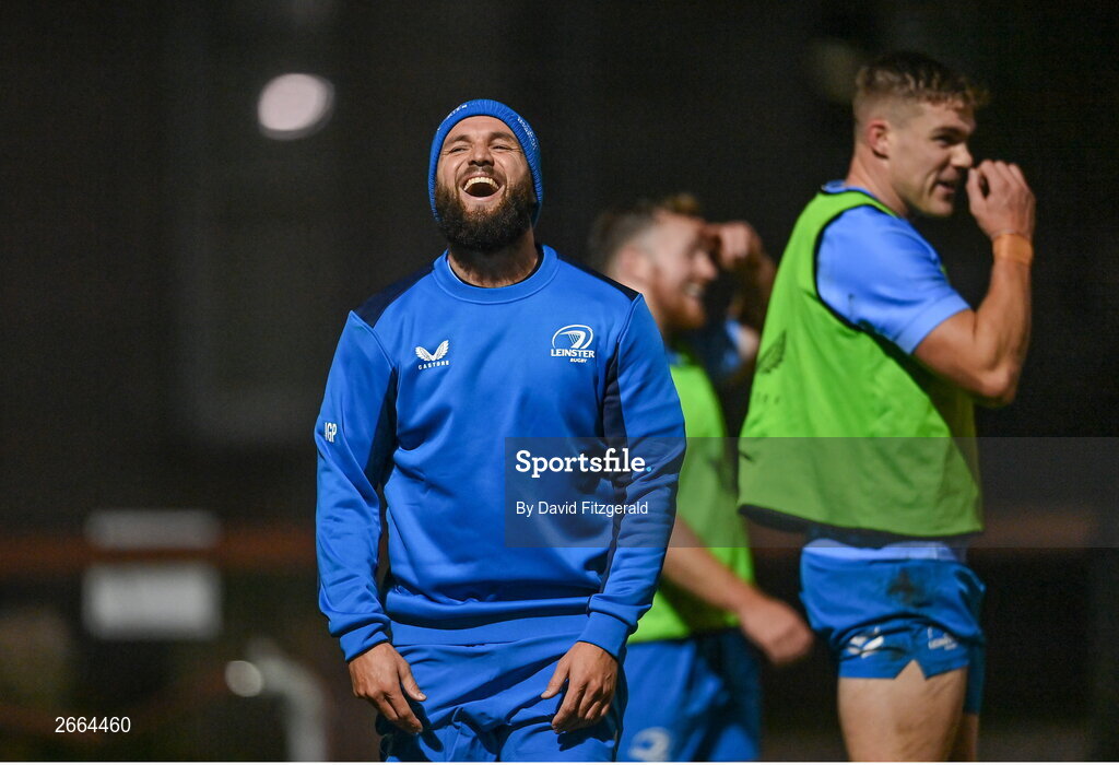 7 November 2023; Jamison Gibson-Park during a Leinster rugby open training session at Dublin University Football Club in Trinity College, Dublin. Photo by David Fitzgerald/Sportsfile