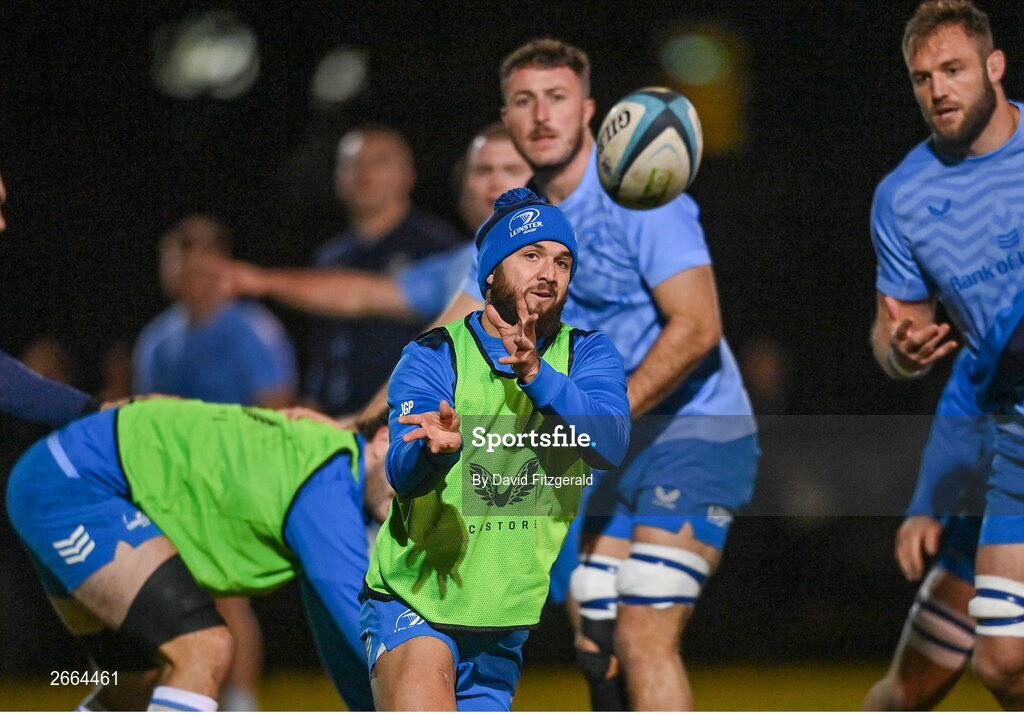 7 November 2023; Jamison Gibson-Park during a Leinster rugby open training session at Dublin University Football Club in Trinity College, Dublin. Photo by David Fitzgerald/Sportsfile